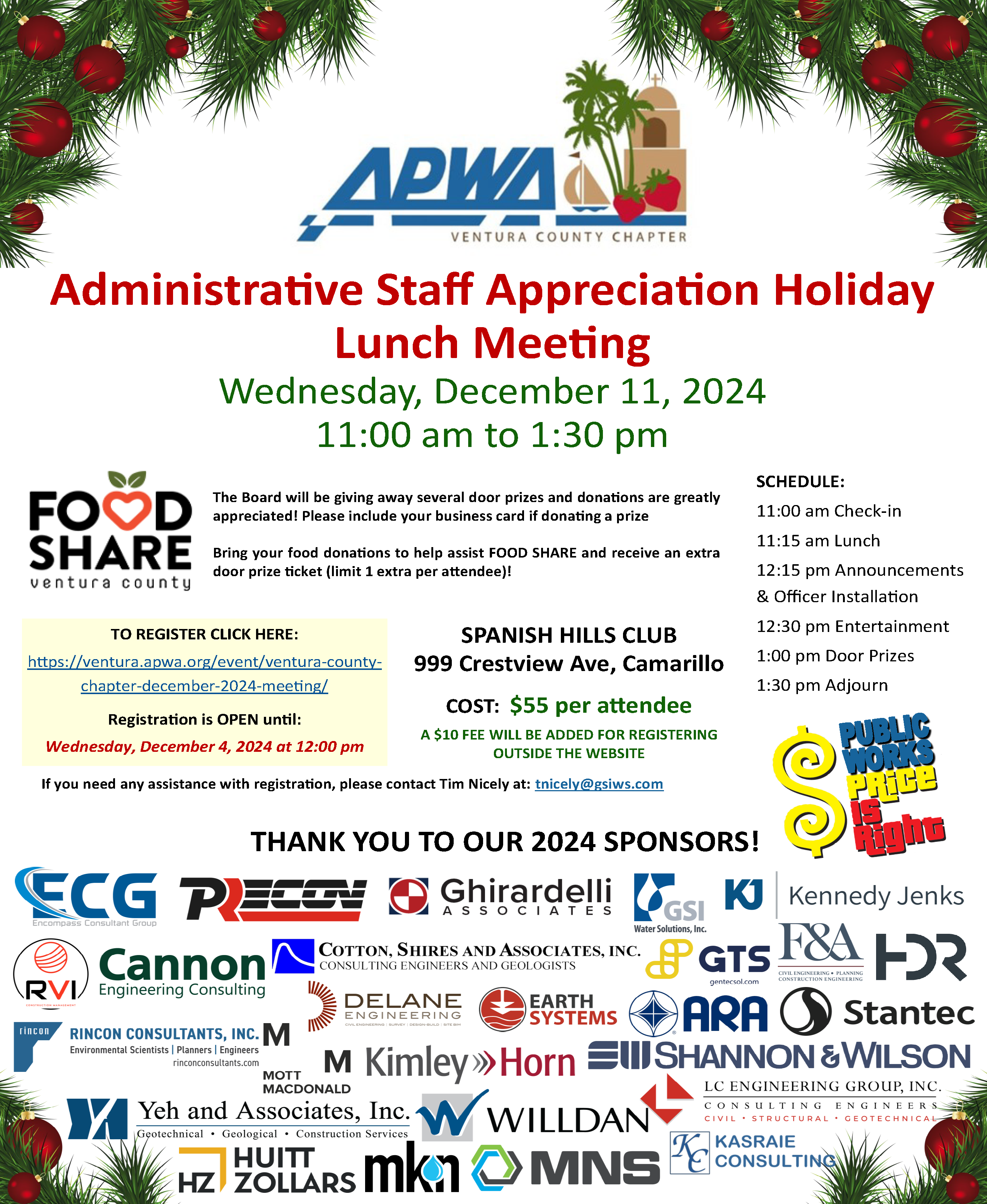 Administrative Staff Appreciation Holiday Lunch Meeting – APWA Ventura ...